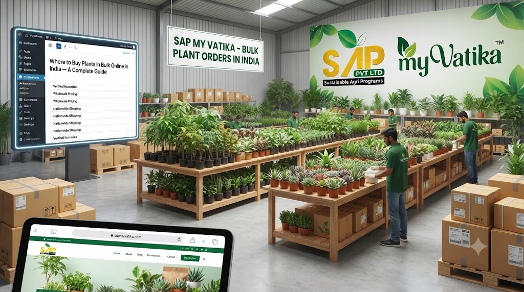 How to Order Wholesale Plants Online in India for Your Nursery or Project