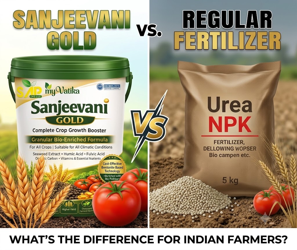 Sanjeevani Gold vs Regular Fertilizer — What’s the Difference for Indian Farmers?