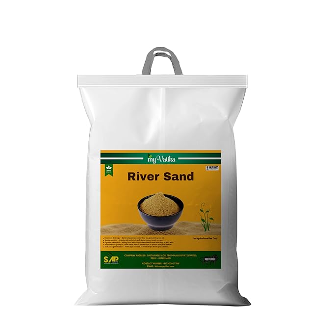 River Sand for Gardening | Natural Soil Amendment | 2 KG – My Vatika