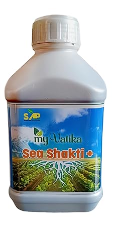 Sea Shakti Plus | Organic Plant Growth Booster | Foliar Spray & Soil Drench | Hydroponic & Seed Treatment | Enhances Root & Leaf Growth (250 ml)